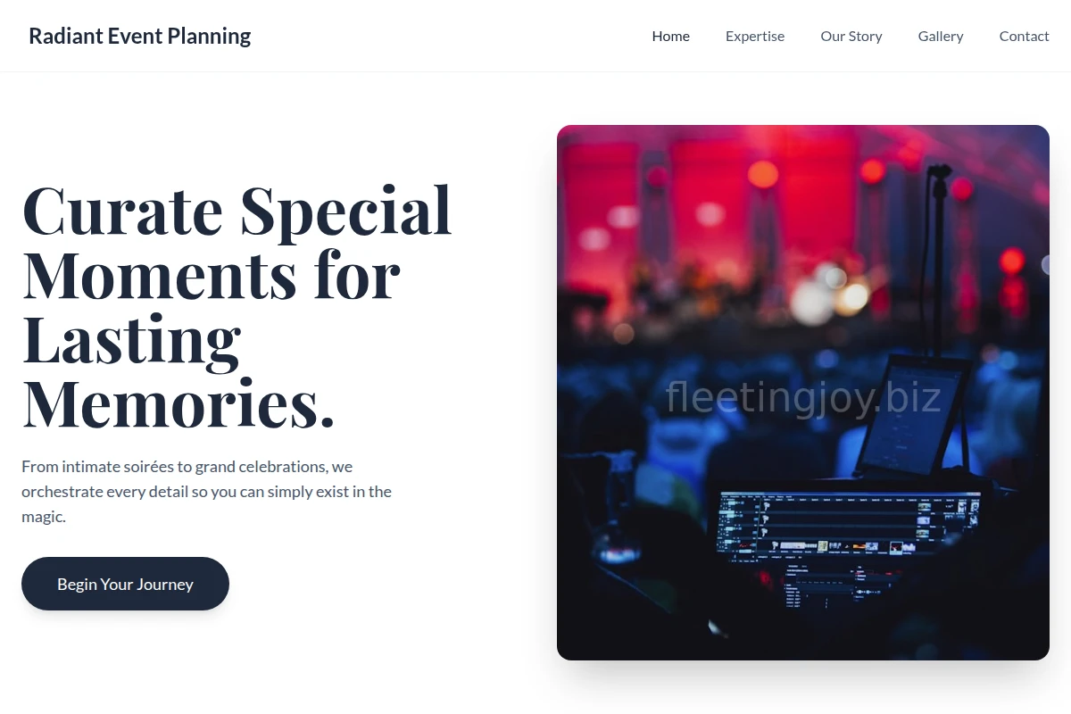 Radiant Event Planning
