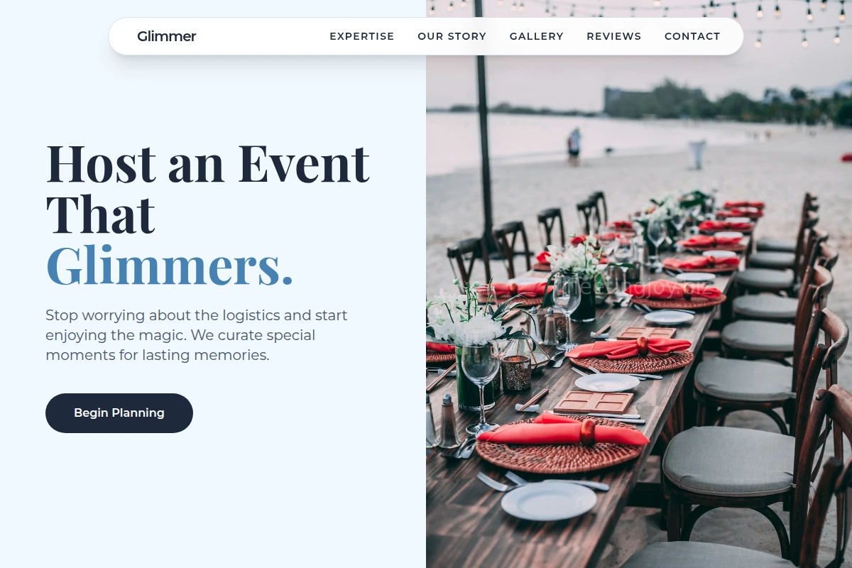 Glimmer Event Planning