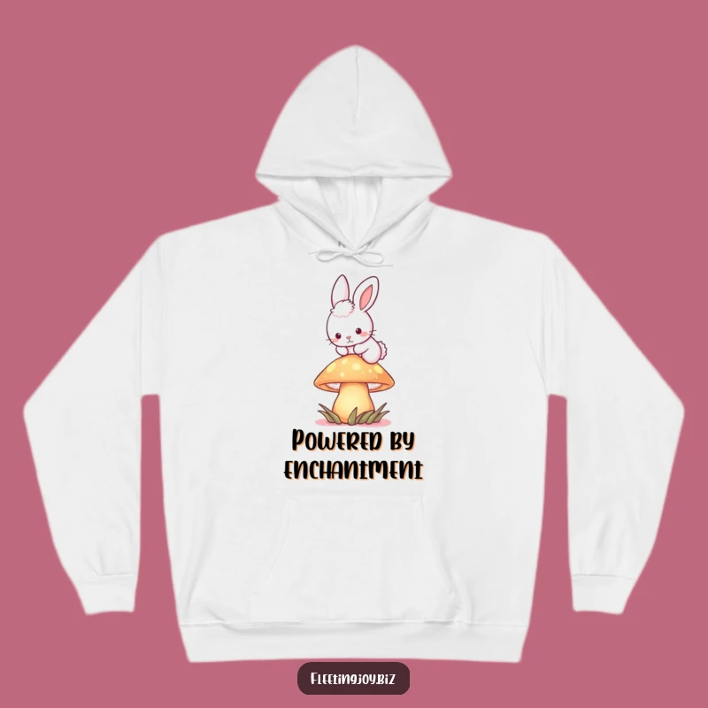 Cozy Funny Bunny Mushroom Hoodie: Enchanted Comfort, Perfect Funny Gift for Cozy Nights