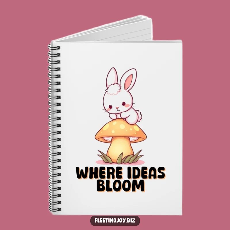 Funny Bunny Mushroom Notebook: Journal Your Dreams, Perfect Funny Gift for Writers